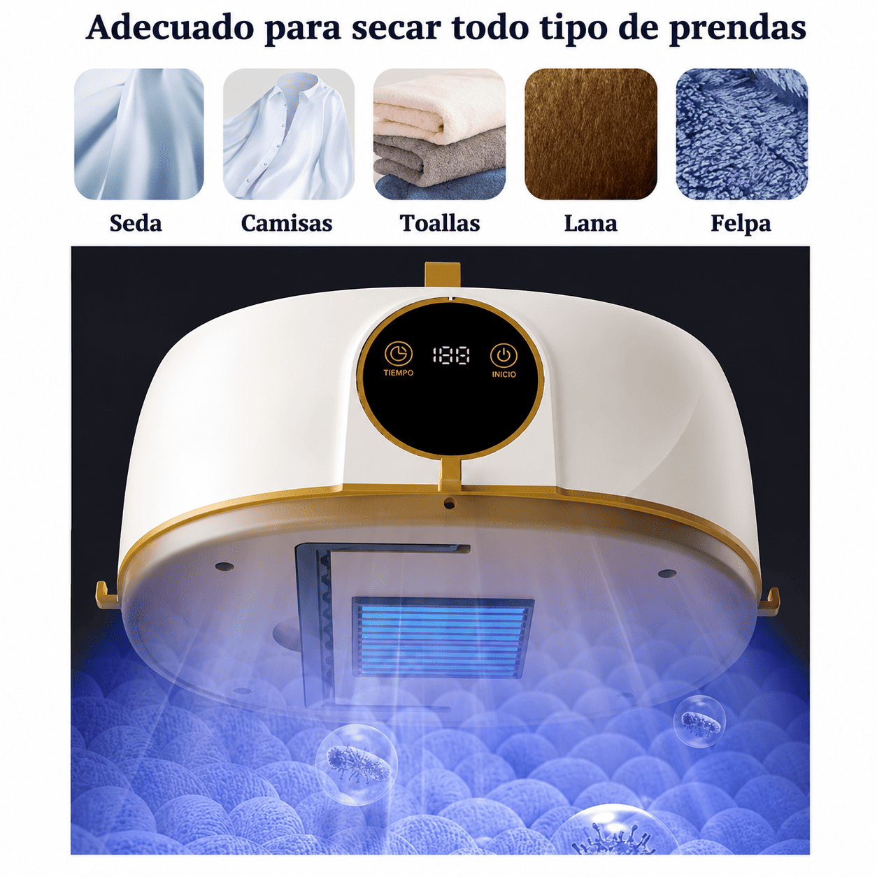 Secador de ropa + secador de zapatos