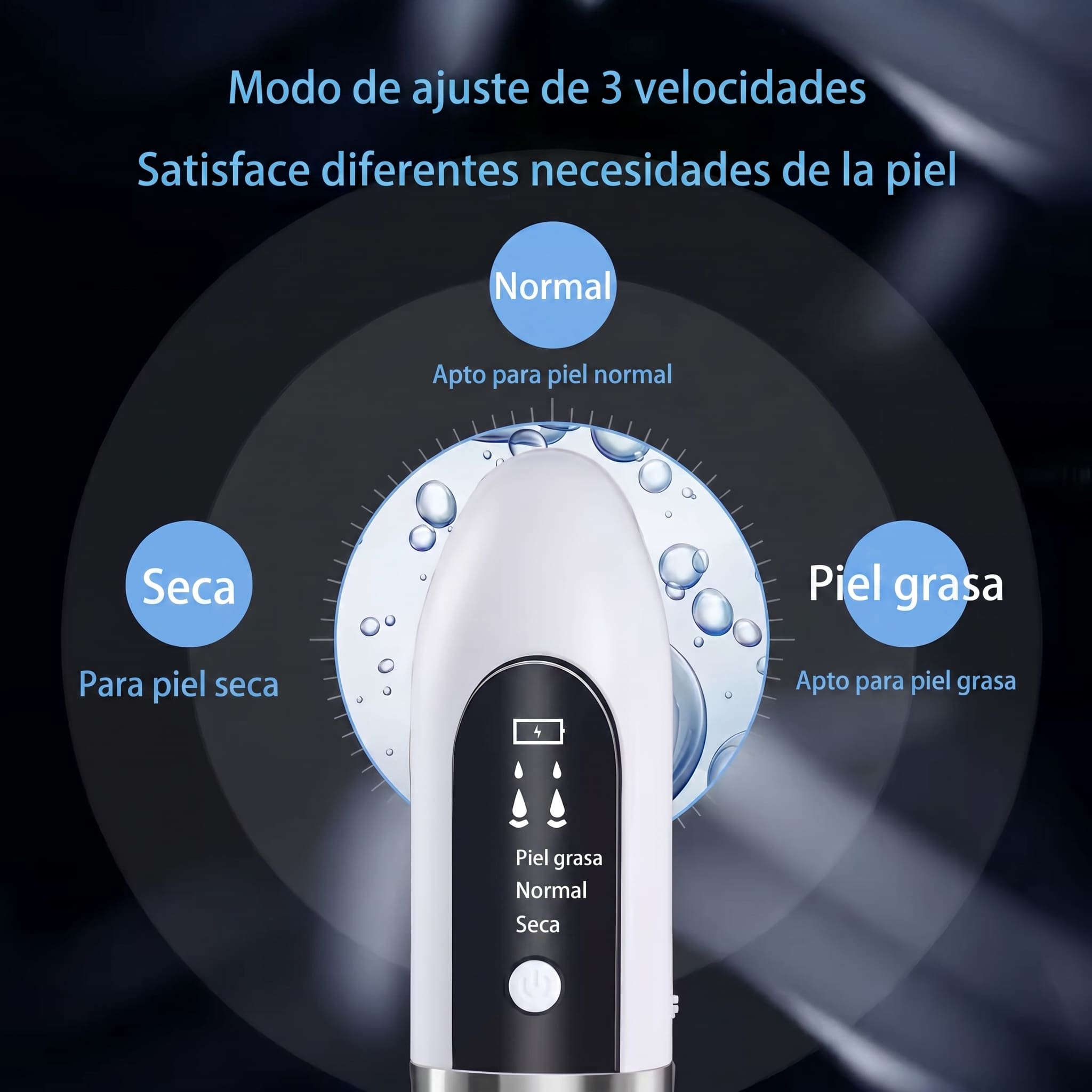 Extractor de espinillas y puntos negros a vapor