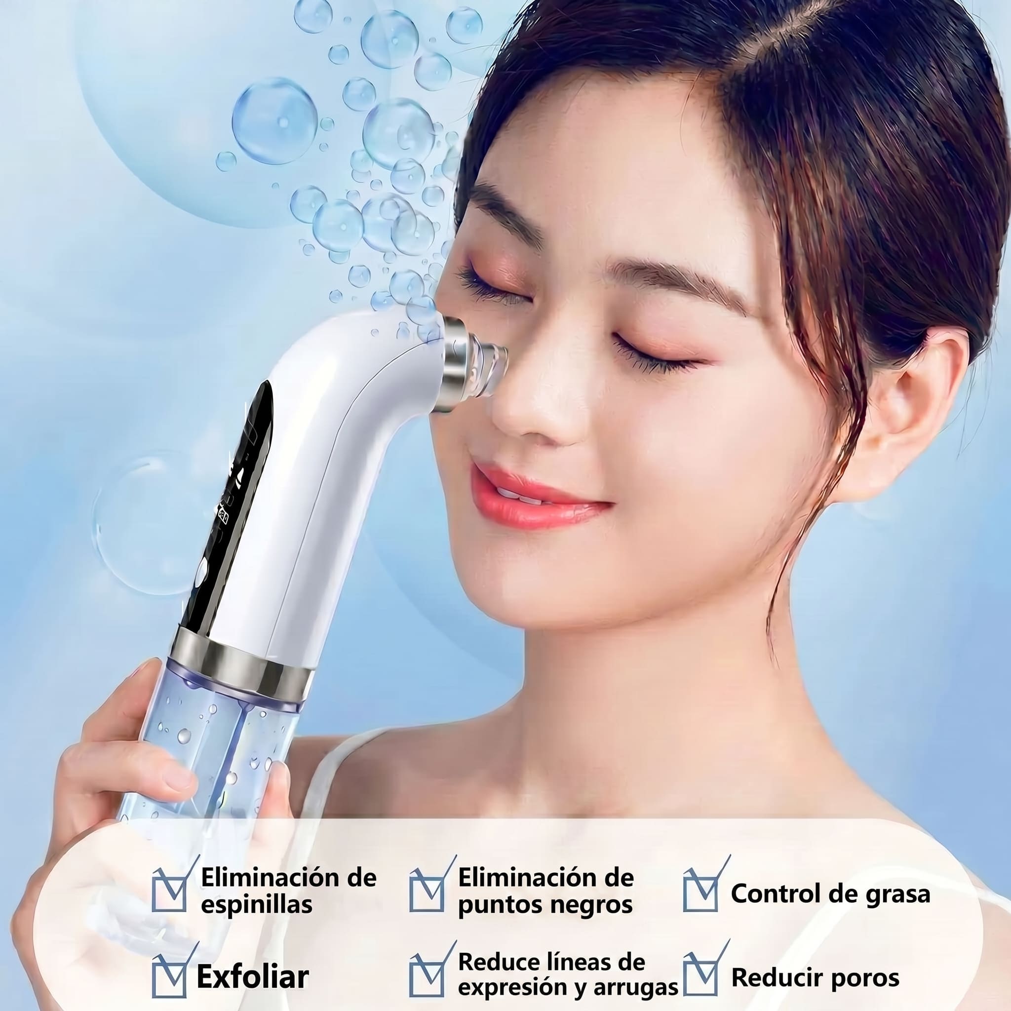 Extractor de espinillas y puntos negros a vapor